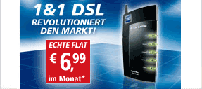 DSL Geschwindigkeiten bis zu 3072 kbits/s ! Highspeed kabellos!*